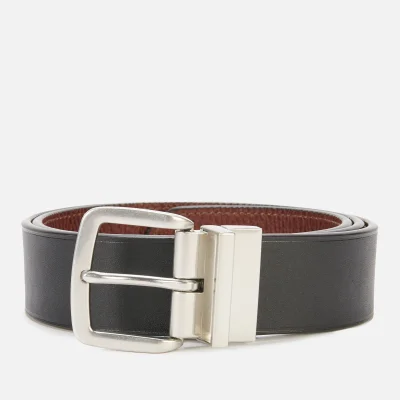 Polo Ralph Lauren Men's Reversible Harness Leather Dress Belt - Brown/Black