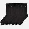 Polo Ralph Lauren Men's 6 Pack Crew Socks - Black - Image 1