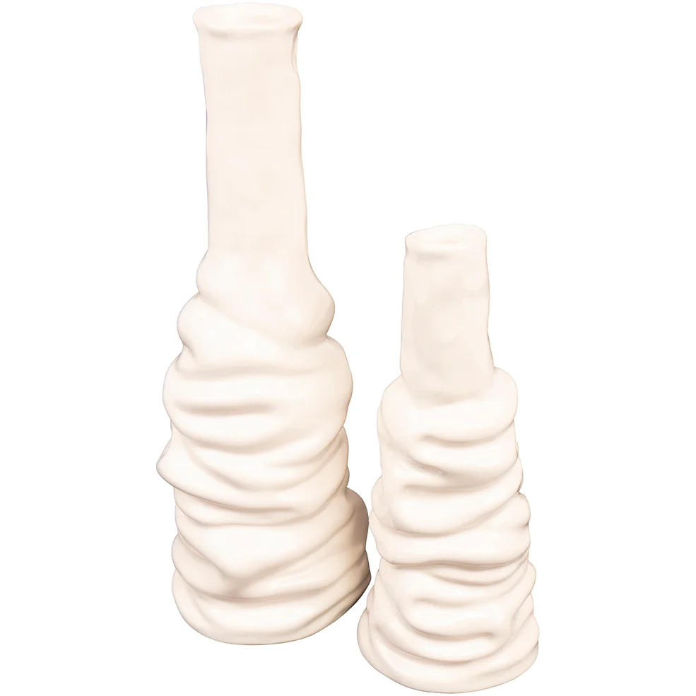 Day Birger et Mikkelsen Home Stelo Vases - Set of 2 - Matt White Image 1