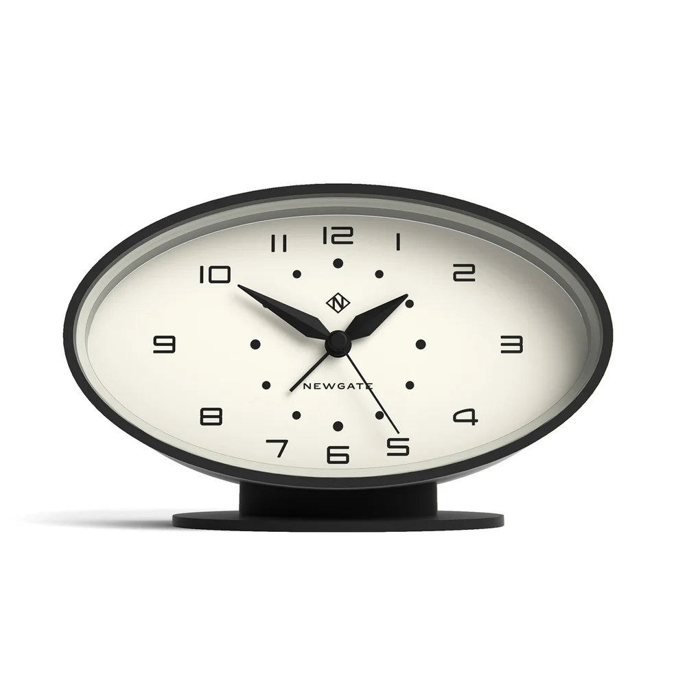 Newgate Ronnie Mantel Clock - Black Image 1