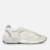 Golden Goose Women's Running Dad Suede/Net Trainers - White/Silver - Image 1