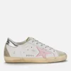 Golden Goose Women's Superstar Leather Trainers - White/Ice/Orchid Pink - Image 1