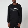 Balmain Men's Printed Sweatshirt - Black/White - Image 1