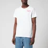 Balmain X Barbie Men's Rubber Patch T-Shirt - White/Pink - Image 1