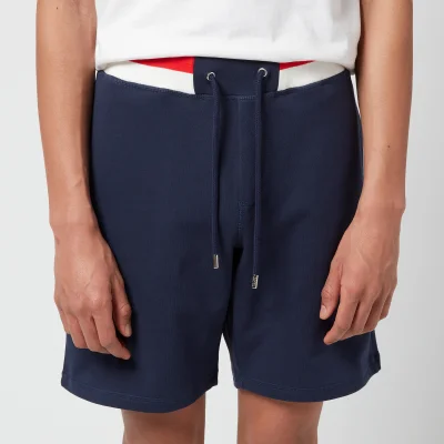 Orlebar Brown Men's Afador Stripe Rib Shorts - Navy