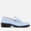 Ganni Women's Leather Loafers - Placid Blue - Image 1