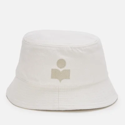Isabel Marant Women's Haley Denim Bucket Hat - White