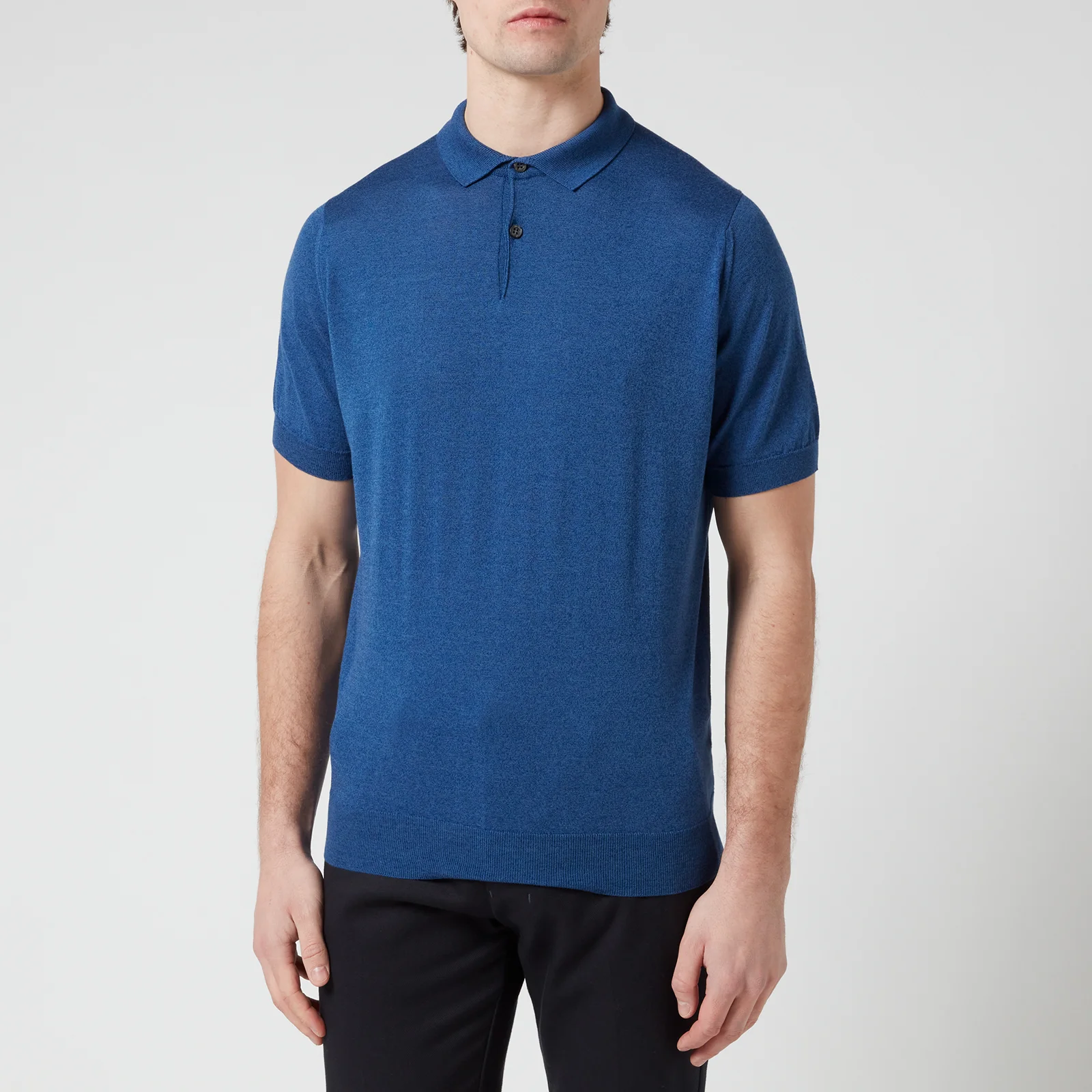 John Smedley Men's Cpayton Polo Shirt - River Blue Image 1