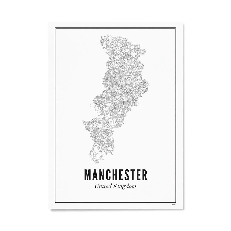 WIJCK Print - Manchester - 30 x 40cm Image 1