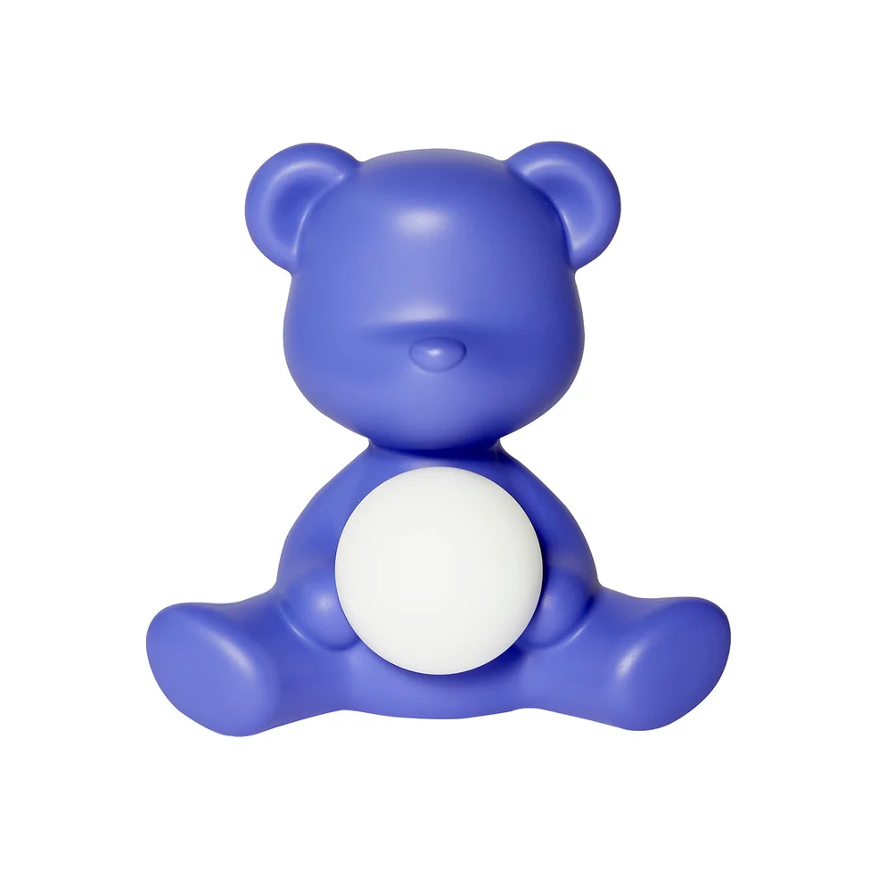 Qeeboo Teddy Girl LED Lamp - Blue Image 1