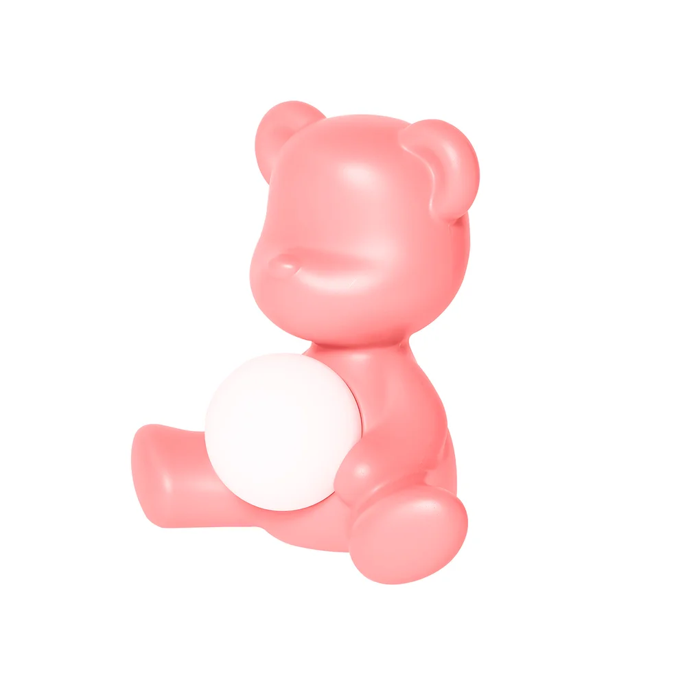 Qeeboo Teddy Girl LED Lamp - Pink Image 1