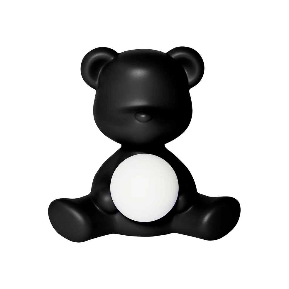 Qeeboo Teddy Girl LED Lamp - Black Image 1
