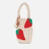 JW Anderson Women's Strawberry Knitted Shopper Bag - Natural/Red - Image 1