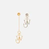 JW Anderson Women's Asymmetric Anchor Earrings - Gold/Silver Tone - Image 1