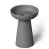 AERY Porcini Candle Holder - Charcoal - Large - Image 1