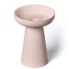 AERY Porcini Candle Holder - Dusty Pink - Large - Image 1