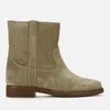 Isabel Marant Women's Susee Suede Flat Boots - Taupe - Image 1