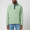 Polo Ralph Lauren Men's Snap Front Sweatshirt - Outback Green - Image 1