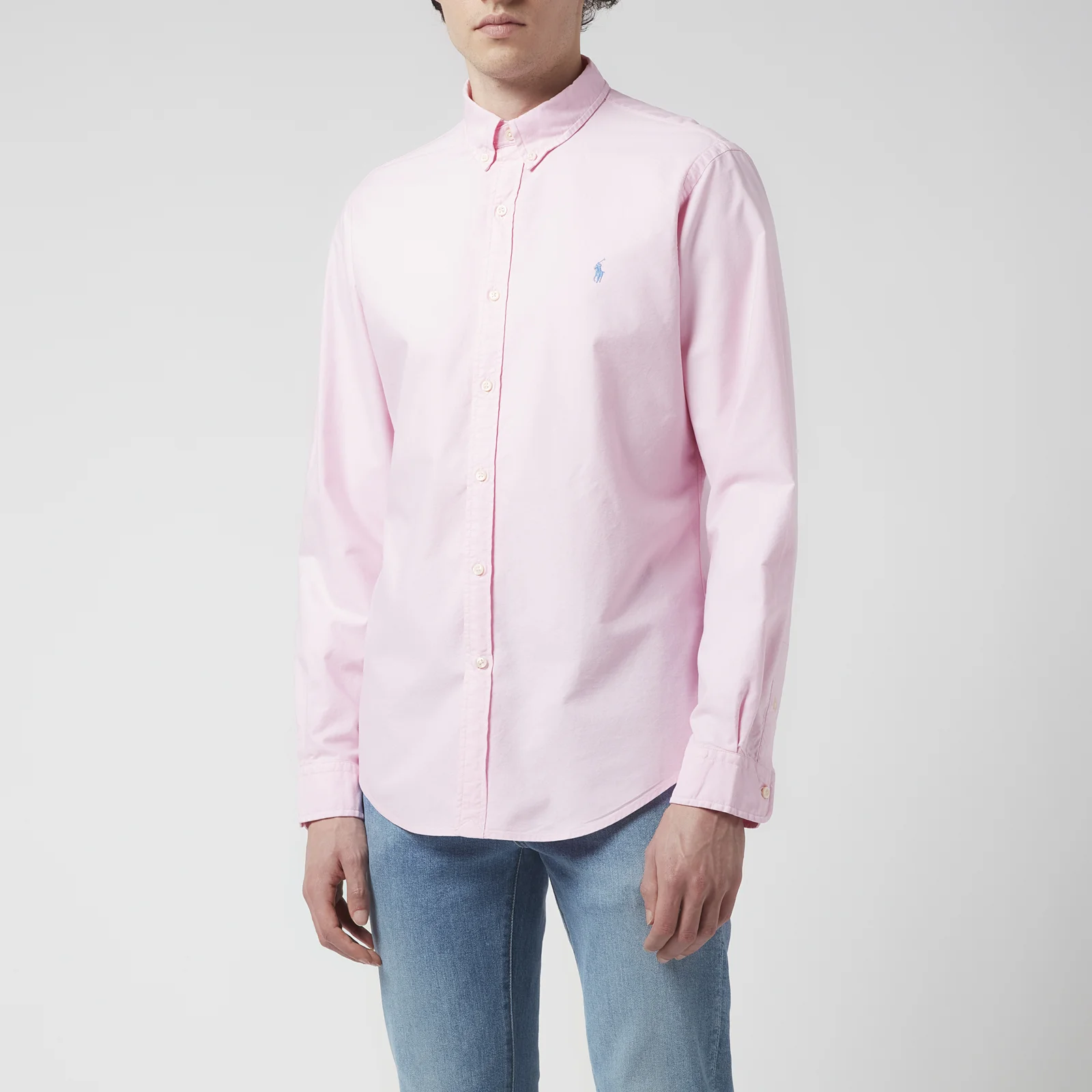 Polo Ralph Lauren Men's Garment Dyed Oxford Shirt - Carmel Pink Image 1