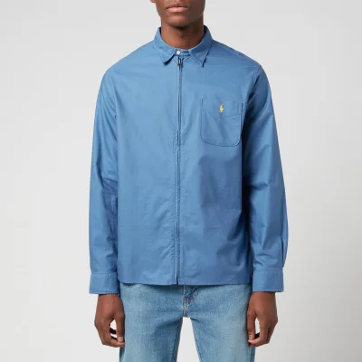 Polo Ralph Lauren Men's Zip-Through Shirt - Bastille Blue
