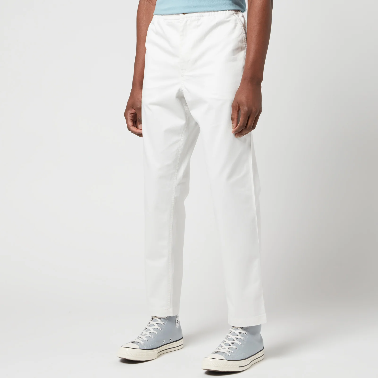 Polo Ralph Lauren Men's Flat Front Prepster Pants - Deckwash White Image 1