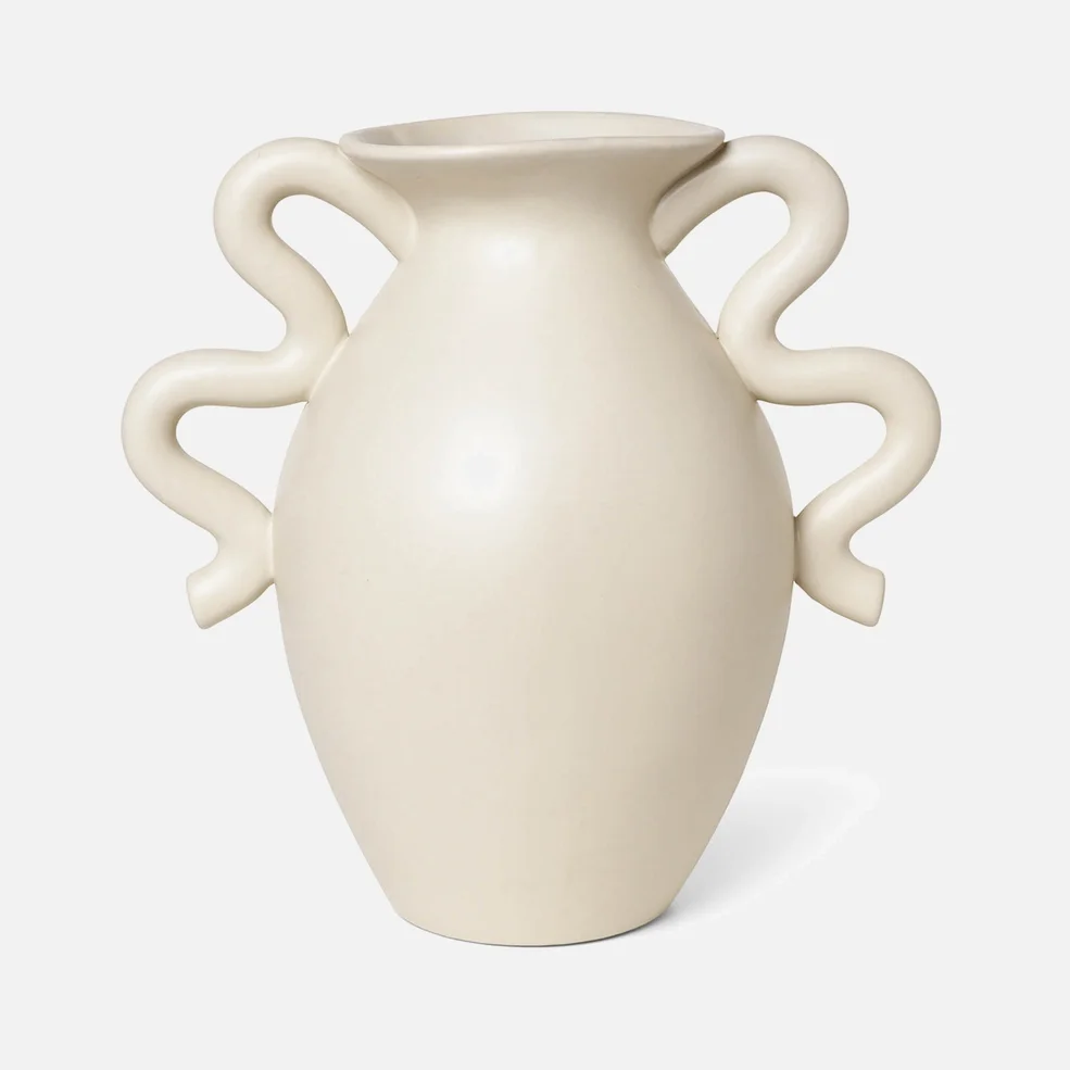 Ferm Living Verso Table Vase - Cream Image 1