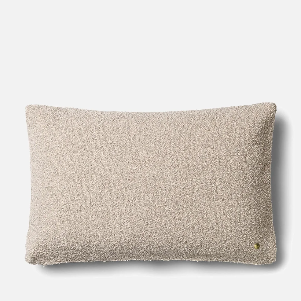 Ferm Living Clean Cushion - Wool Boucle - Natural Image 1