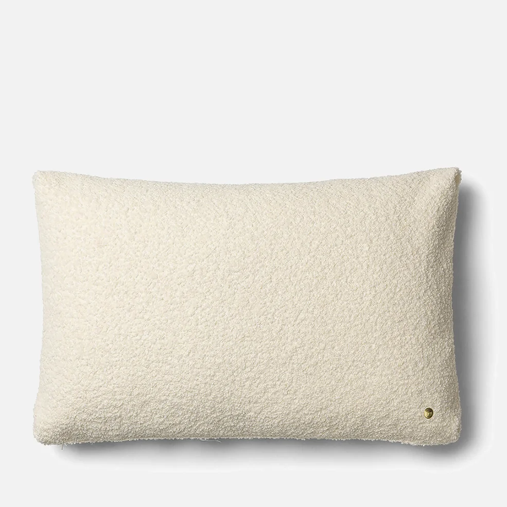 Ferm Living Clean Cushion - Wool Boucle - Off-white Image 1