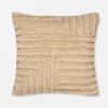 Ferm Living Crease Wool Cushion - Light Sand - Image 1