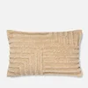 Ferm Living Crease Wool Rectangle Cushion. - Light Sand - Image 1