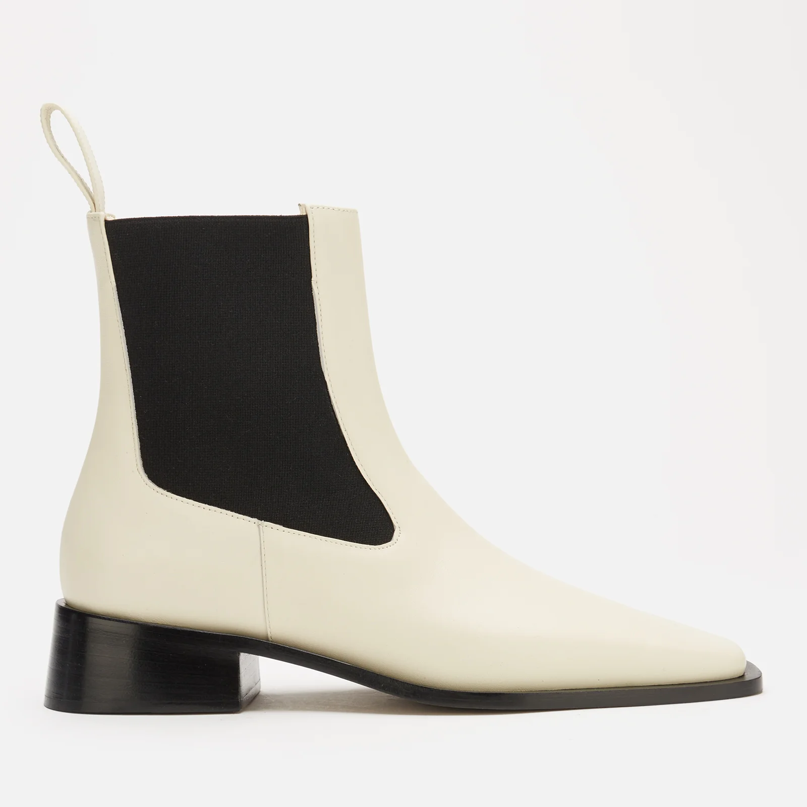 Neous Women's Revati Leather Chelsea Boots - Cream/Black Image 1