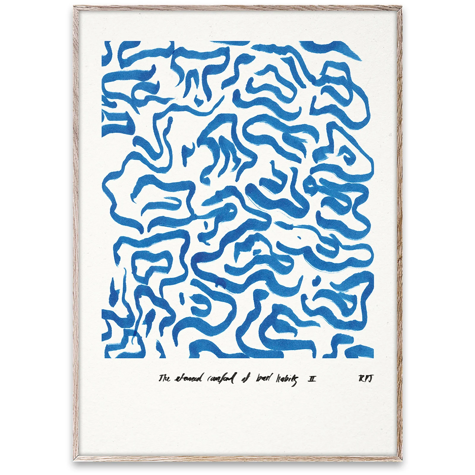 Paper Collective Wall Art - Comfort Blue Image 1