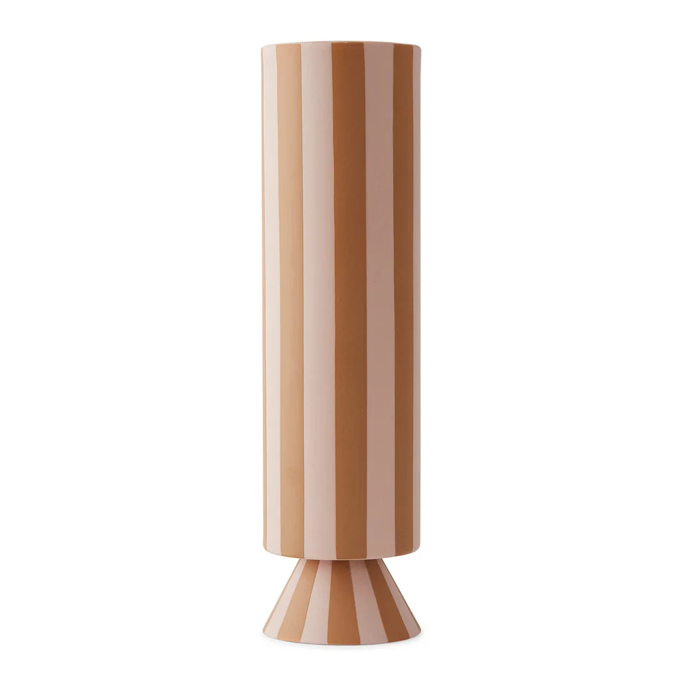 OYOY Toppu High Vase - Caramel Image 1