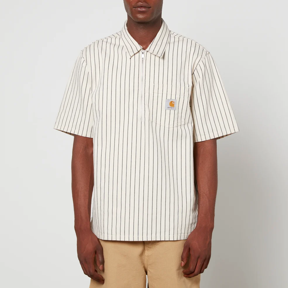 Carhartt WIP Trade Pinstripe Cotton-Canvas Shirt Image 1