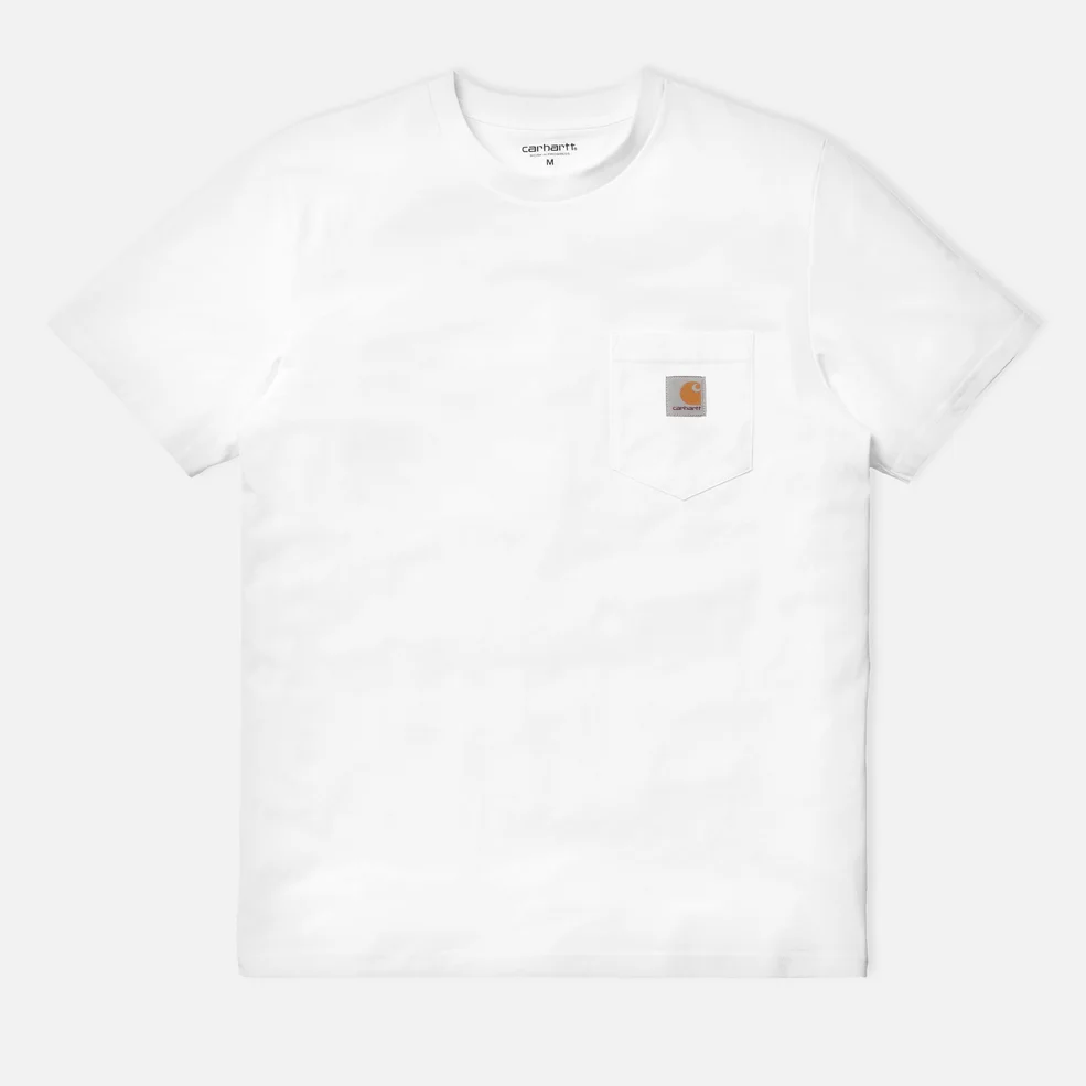 Carhartt WIP Men's Pocket T-Shirt - White Image 1