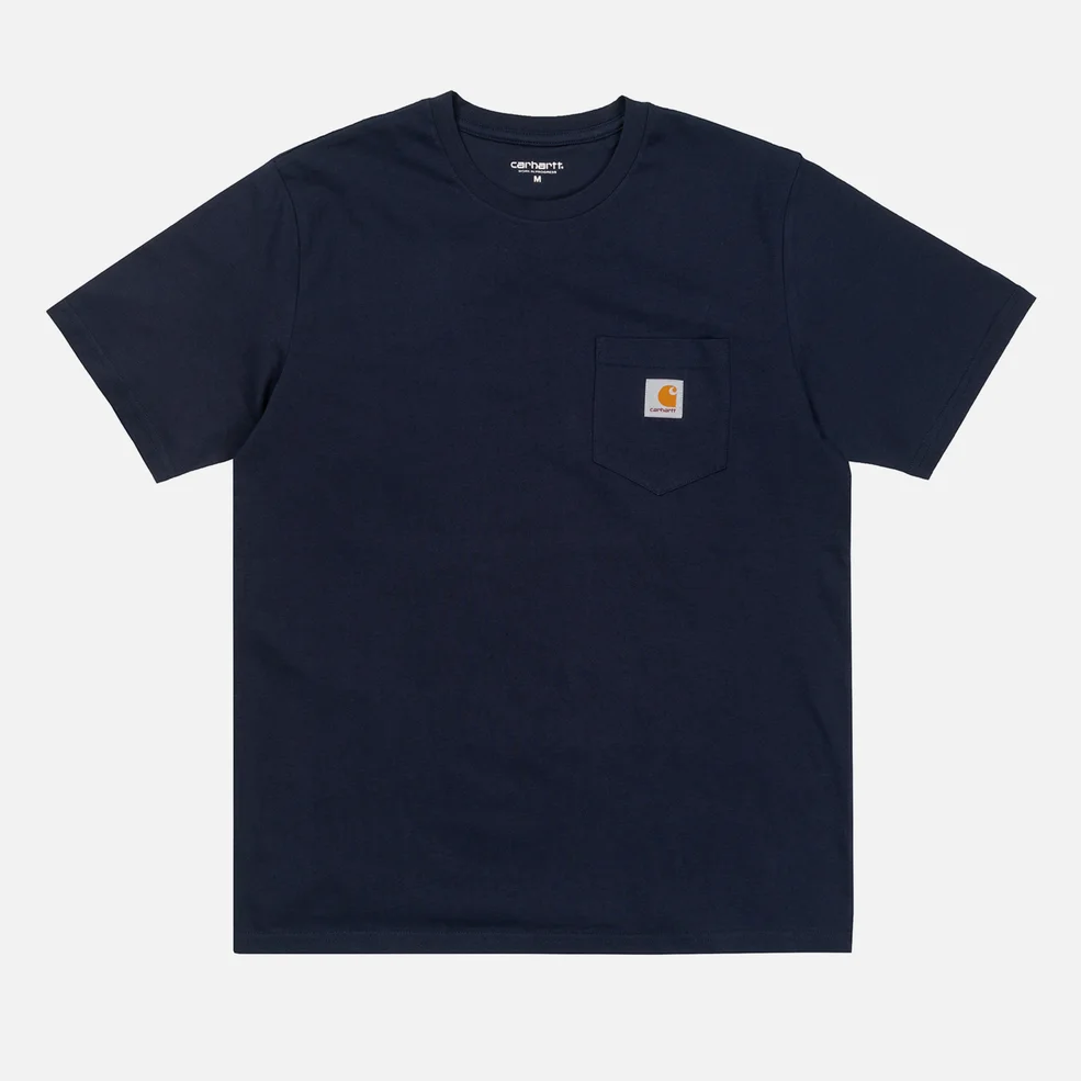 Carhartt WIP Men's Pocket T-Shirt - Dark Navy Image 1