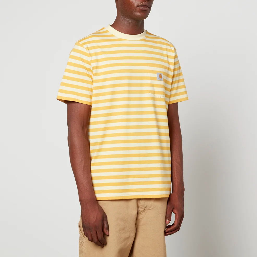 Carhartt WIP Scotty Striped Cotton-Jersey T-shirt Image 1