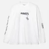 Carhartt WIP Men's Scramble Long Sleeve T-Shirt - White/Black - Image 1