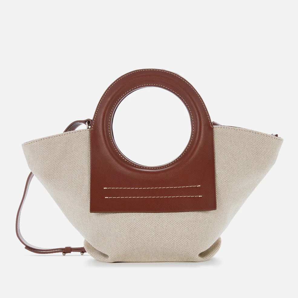 Hereu Women's Cala Mini Bag - Beige/Chestnut Image 1