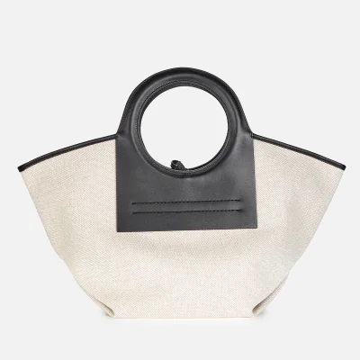 Hereu Women's Cala Small Bag - Beige/Black