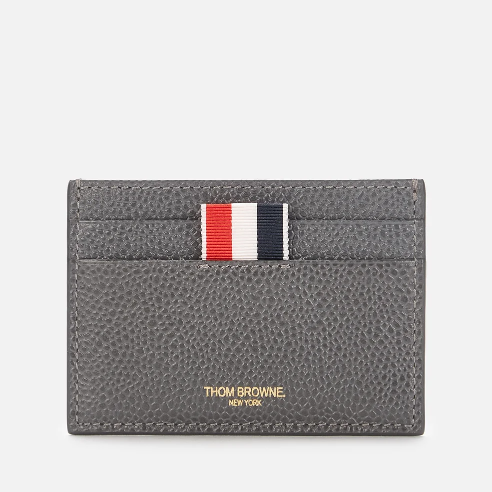 Thom Browne Women's Double Sided Card Holder - Dark Grey Image 1