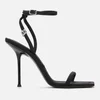 Alexander Wang Women's Julie Leather Barely There Heeled Sandals - Black - Image 1