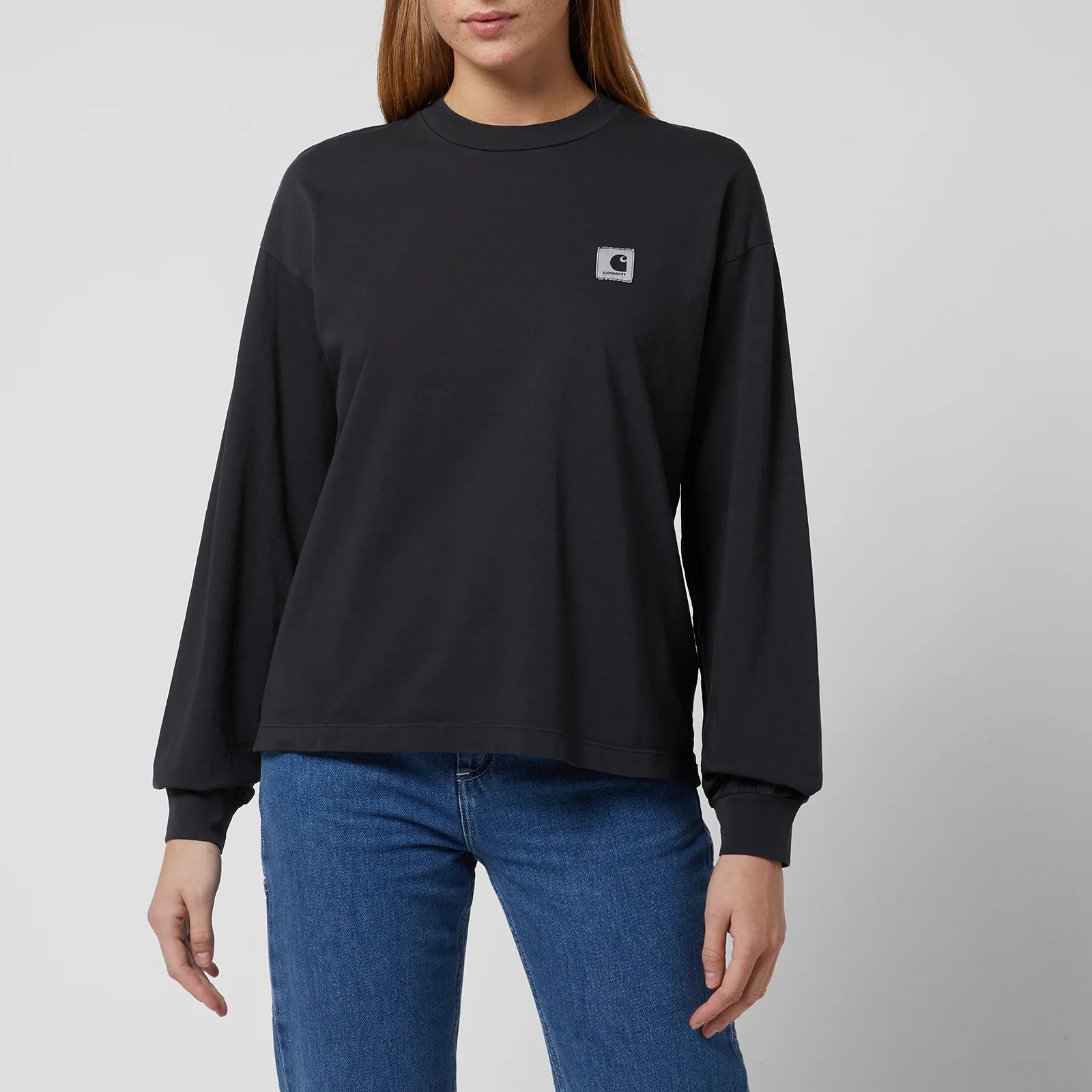 Carhartt WIP Women's Long Sleeve Nelson T-Shirt - Black Image 1