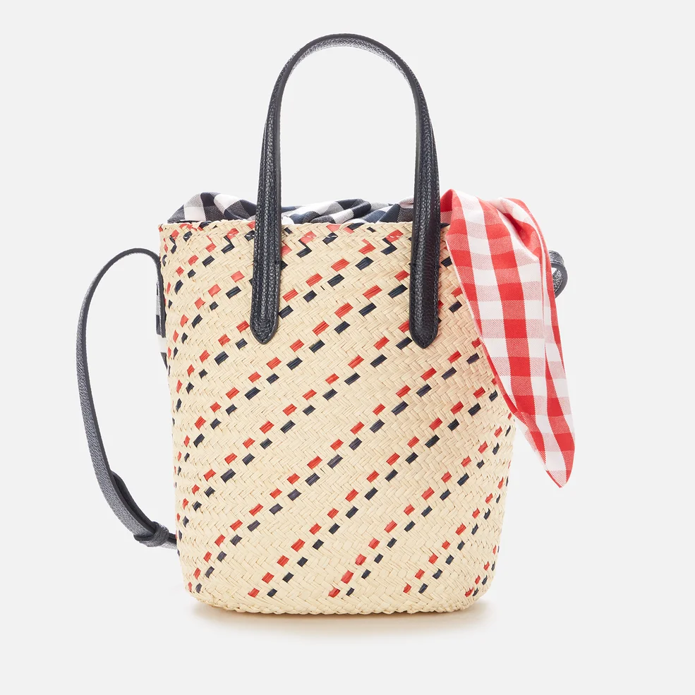 Thom Browne Women's Mini Basket Tote Cross Body Bag - Multi Image 1
