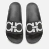 Salvatore Ferragamo Women's Groovy Slide Sandals - Black - Image 1