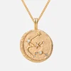 Astrid & Miyu Women's Zodiac Aquarius Pendant Necklace - Gold - Image 1