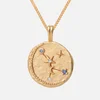Astrid & Miyu Women's Zodiac Cancer Pendant Necklace - Gold - Image 1