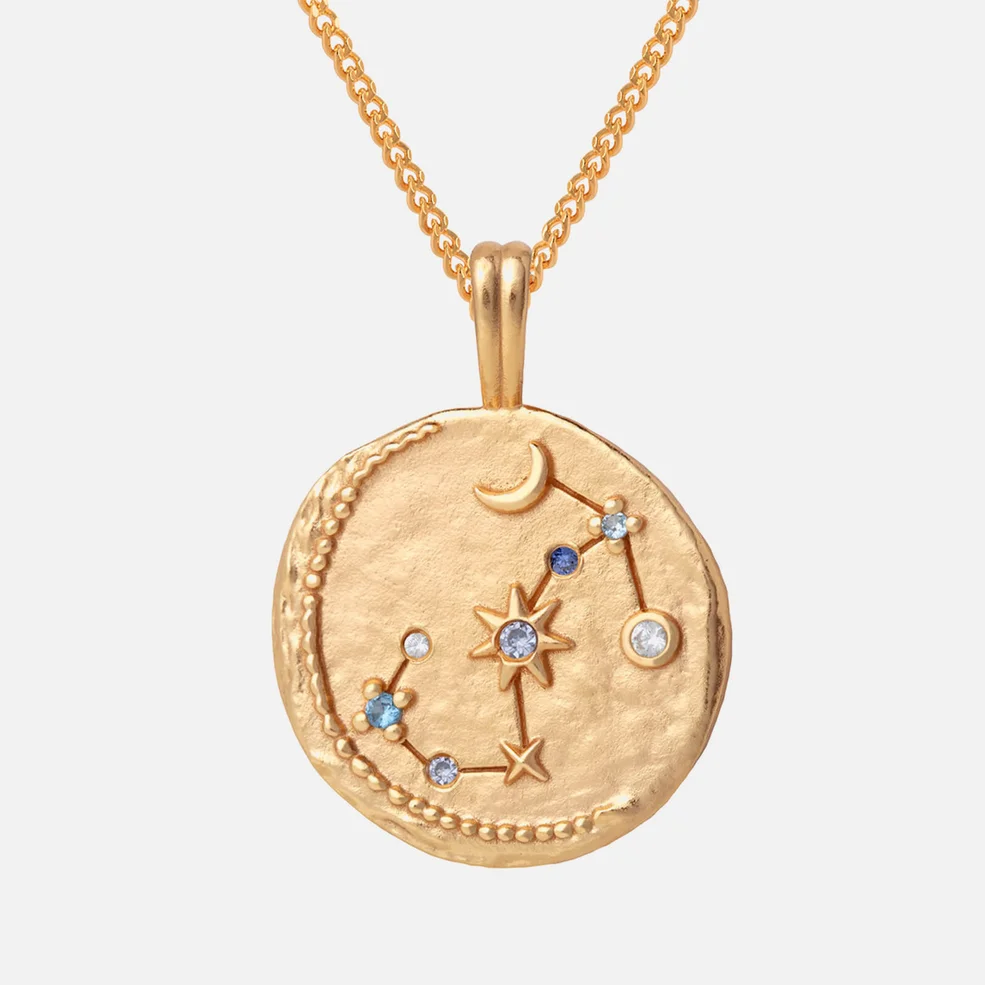 Astrid & Miyu Women's Zodiac Scorpio Pendant Necklace - Gold Image 1