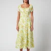 Faithfull The Brand Women's Matisse Midi Dress - Morello Floral Print - Image 1