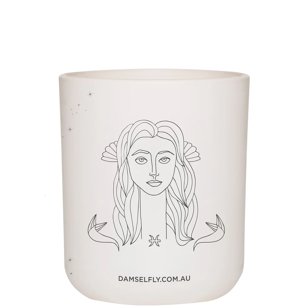Damselfly Pisces Scented Candle - 300g Image 1
